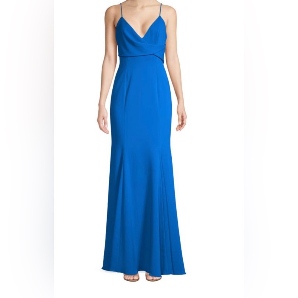 JAYGODFREY Royal Blue Sleeveless Maxi Dress